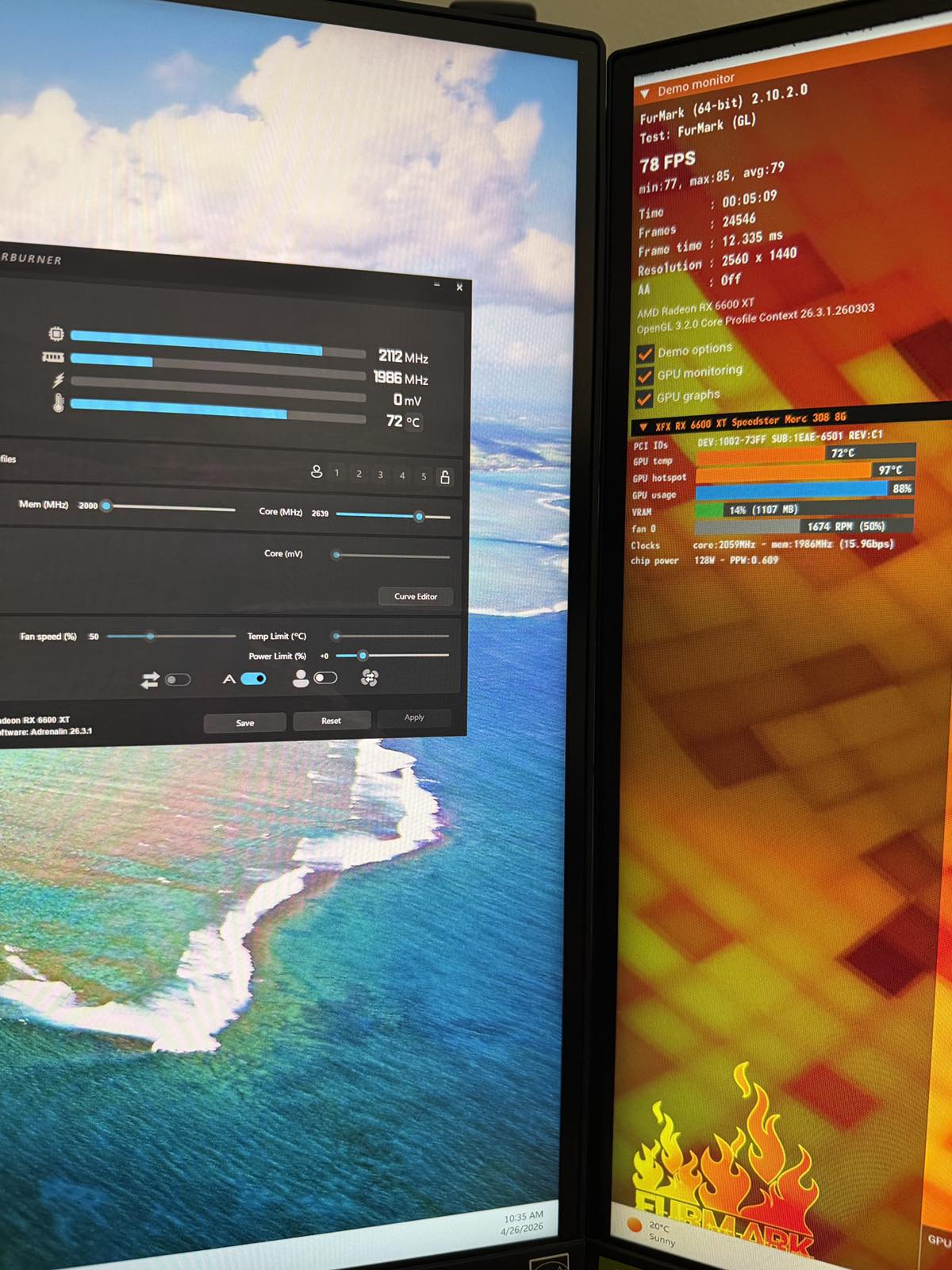 GAMING PC Ryzen 5 5500/RX 6600 XT 8GB/ 16GB DDR4/1TB Nvme - slika 8