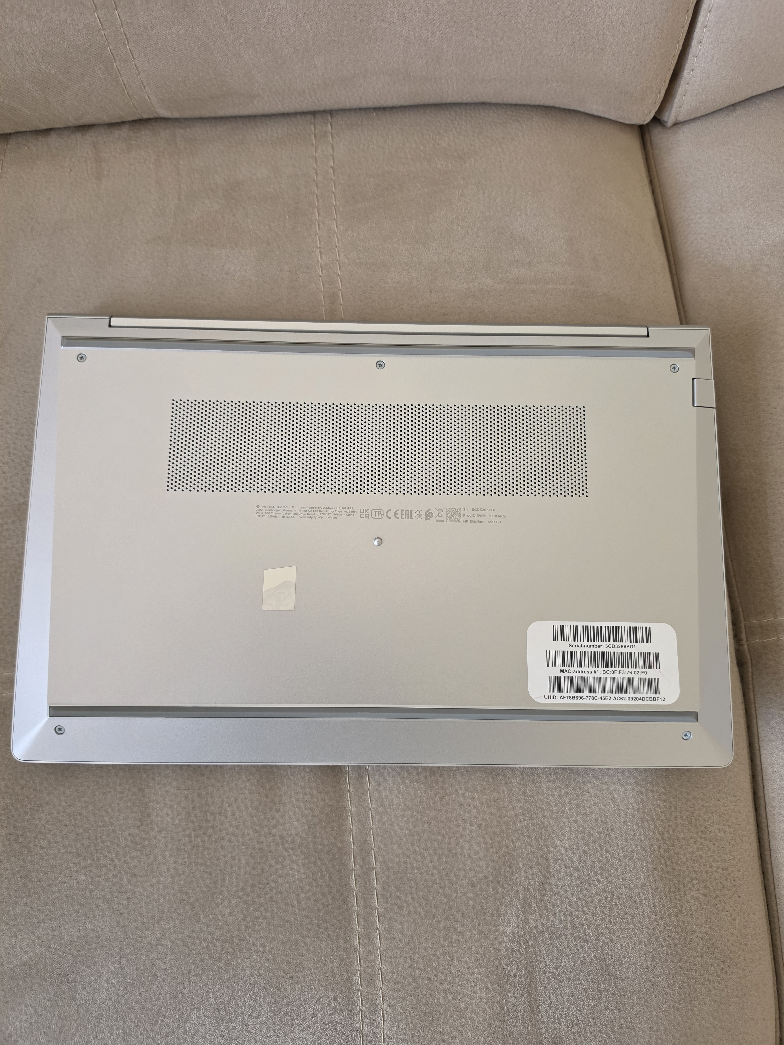 HP EliteBook 650 G9 / i5-1245U / 32GB RAM / 512GB SSD / 15.6 - slika 10
