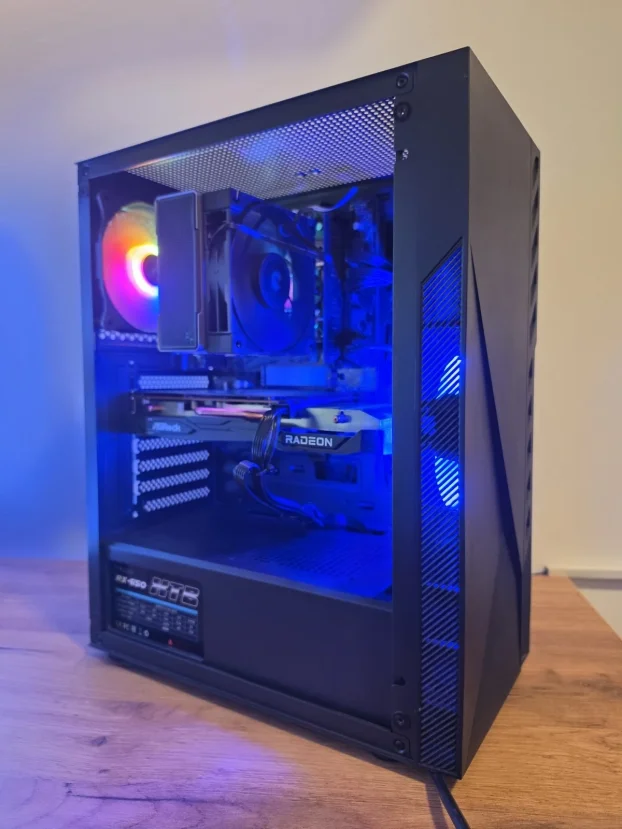 Gaming PC Ryzen 5 5600 / RX 7600 8GB / 16GB DDR4 / 1TB NVMe - slika 2