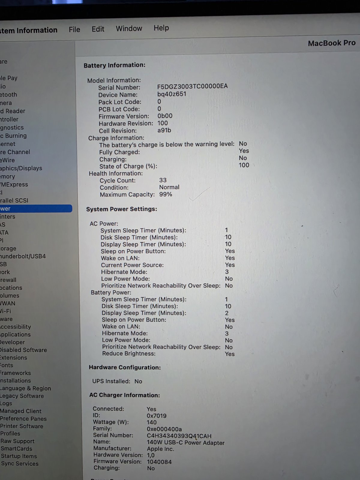 MacBook M3 Pro 16" 18GB / 512gb (33 ciklusa)  PERFEKTAN - slika 4