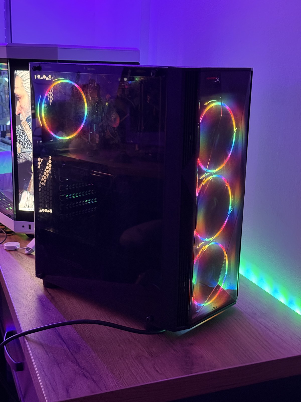 GAMING PC Intel i3 10100F/RX 6600 XT 8GB/ 16GB DDR4/512GB M.2 + 256gb - slika 4