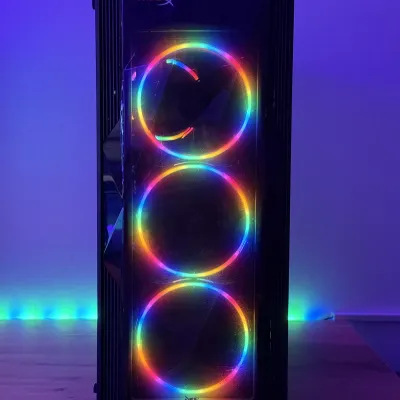 GAMING PC Intel i3 10100F/RX 6600 XT 8GB/ 16GB DDR4/512GB M.2 + 256gb - Polovni računar