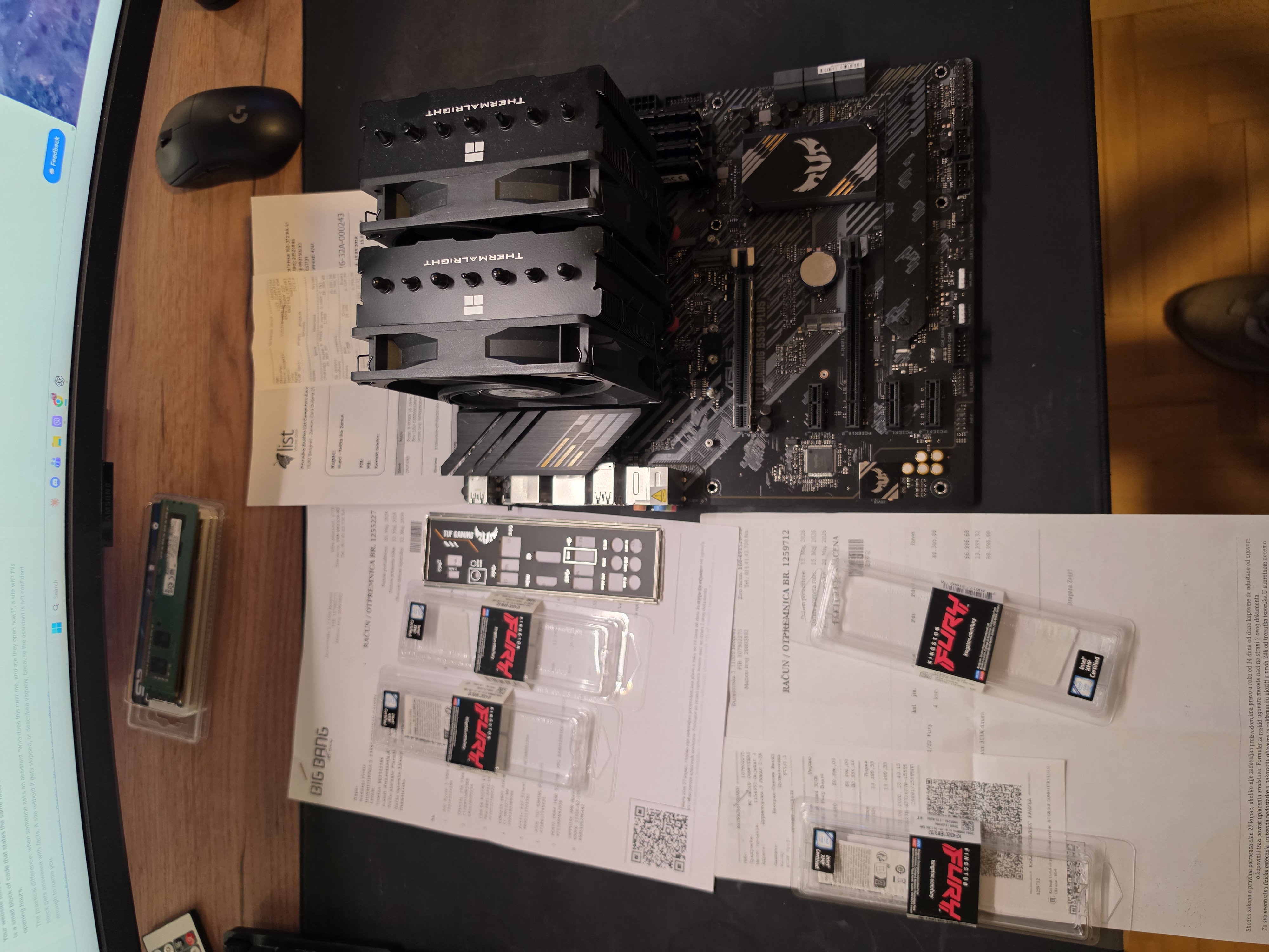 Ryzen 9 5950X / ASUS TUF B550-PLUS / Thermalright dual-tower - slika 7
